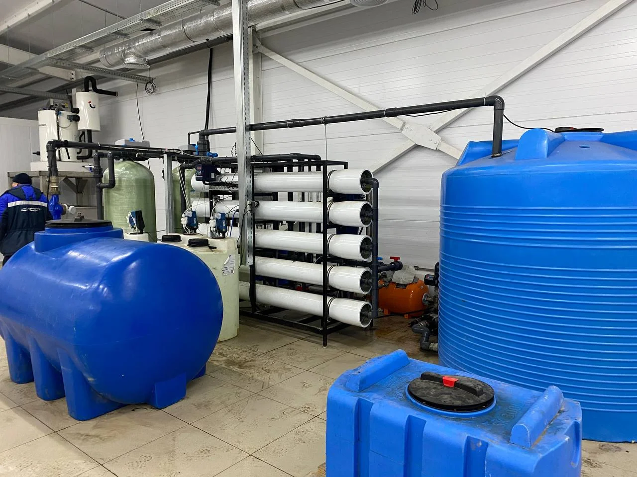 Завершённая система обратного осмоса