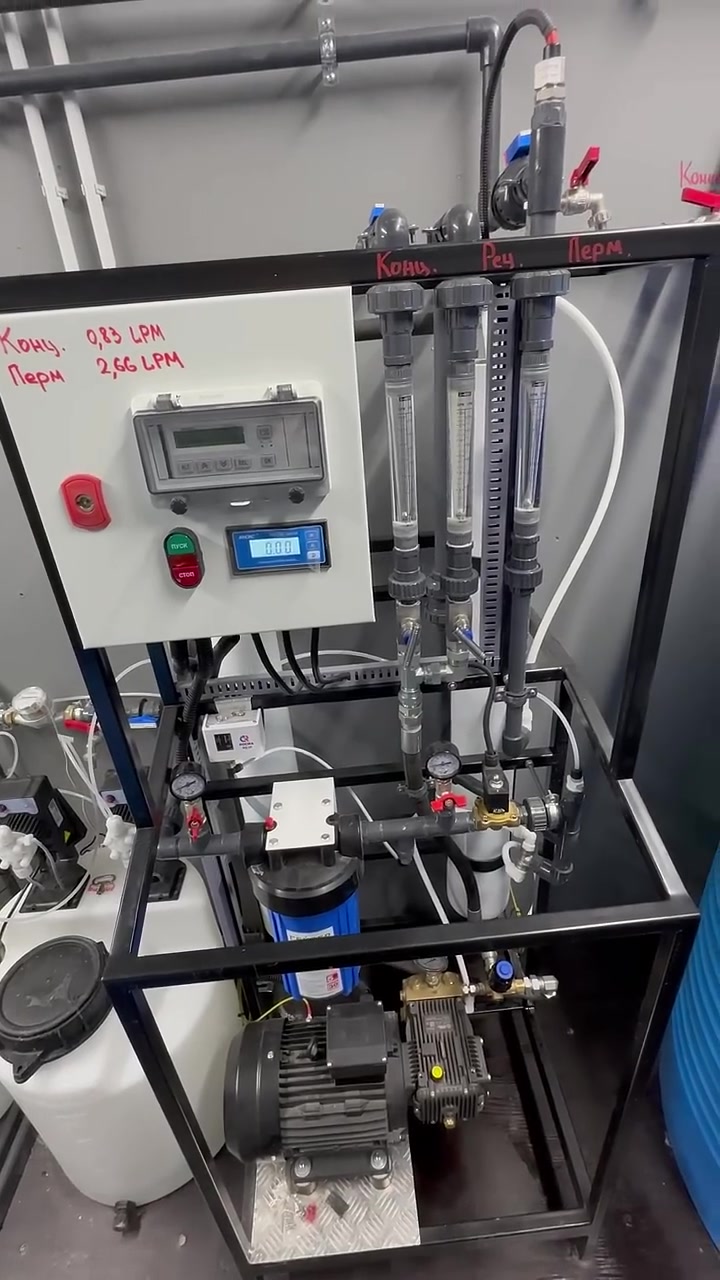 Осмос-опреснитель: очистка стоков градирни